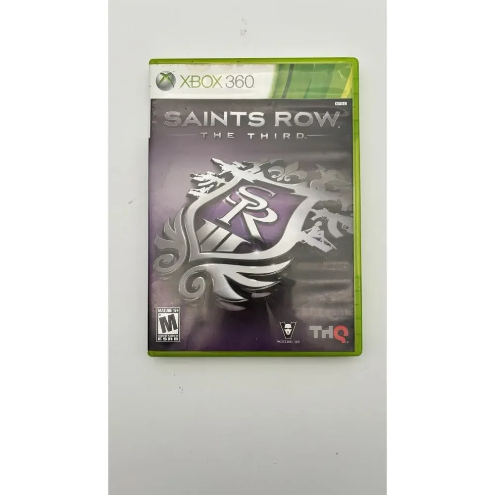 Saints Row: The Third Microsoft Xbox 360 2011 CIB Complete Tested Works. VG Cond